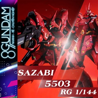   CÓ SẴN  Mô Hình Lắp Ráp RG 5503 Sazabi Fighter  tặng kèm decal nước  