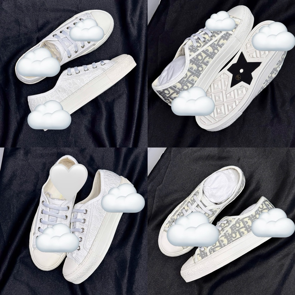 Giày thời trang bigsize nam nữ cổ thấp dáng thể thao đế bằng màu ghi xám trắng cao cấp, sneaker độn 