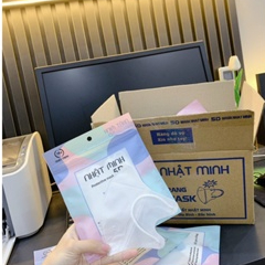 Khẩu trang 5D  MASK NHẬT MINH thùng 200 chiếc tiện lợi 2025