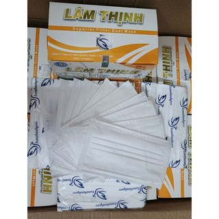 Khẩu trang y tế Lâm Thịnh (Hộp 50 cái) 4 Lớp