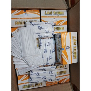 Khẩu trang y tế Lâm Thịnh (Hộp 50 cái) 4 Lớp