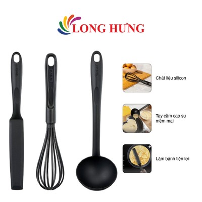 Bộ dụng cụ làm bánh 3 món Tefal Bienvenue K001S314 - Hàng chính hãng