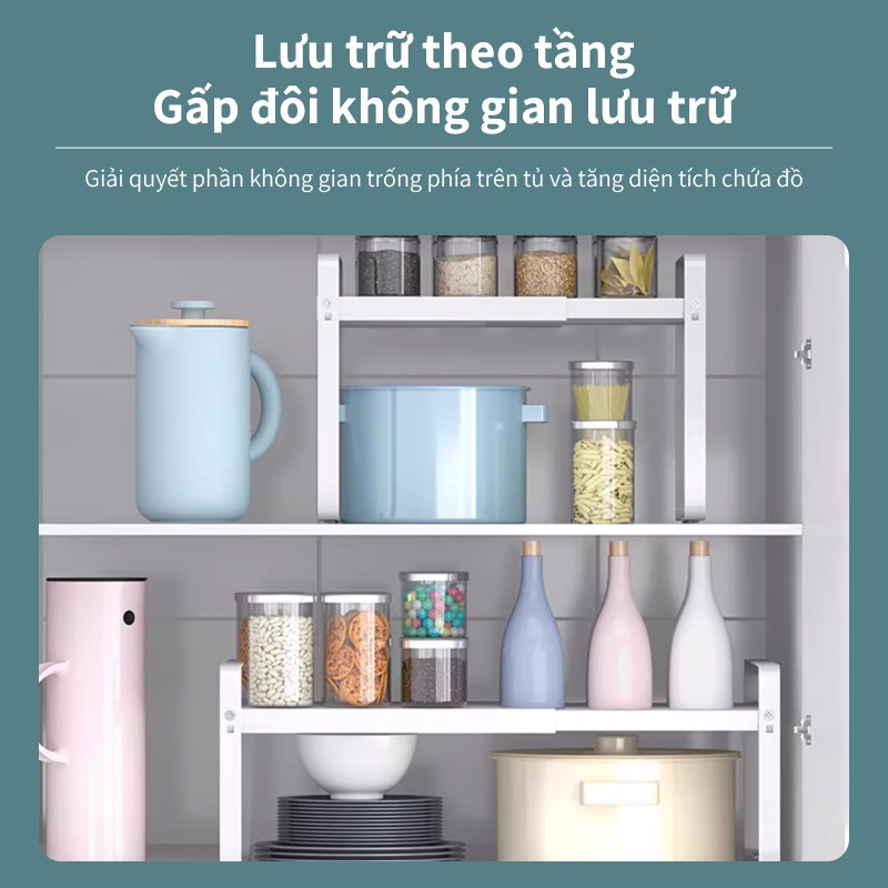 Kệ Gầm Bếp Bồn Rửa  Kệ bếp Đa Năng Kệ Để Xoong Nồi  có thể thu tăng chỉnh tiện lợi | BigBuy360 - bigbuy360.vn