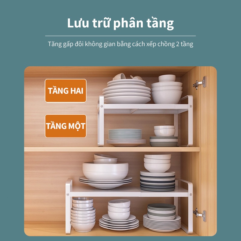 Kệ Gầm Bếp Bồn Rửa  Kệ bếp Đa Năng Kệ Để Xoong Nồi  có thể thu tăng chỉnh tiện lợi | BigBuy360 - bigbuy360.vn