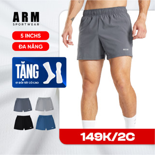 Quần Thể Thao Nam ARISMAN 5 Inch Function siêu nhẹ, tập gym, chạy bộ, vận động thoải mái