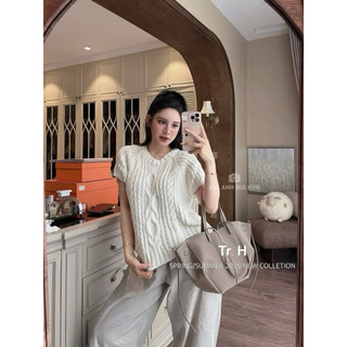 Áo Len Thừng Cộc Tay KAB [Sẵn Ship]