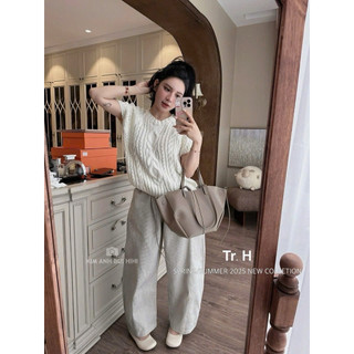 Áo Len Thừng Cộc Tay KAB [Sẵn Ship]
