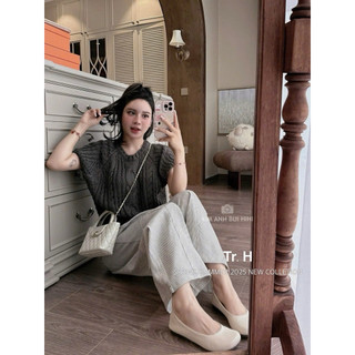 Áo Len Thừng Cộc Tay KAB [Sẵn Ship]