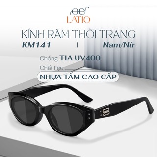 Kính mát Nam Nữ LATIO Hot trend 2025 Dáng mắt mèo Chất liệu TR90 bền bỉ Chống nắng hiệu quả - KM141