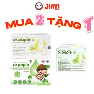   COMBO 2 HỘP TẶNG QUÀ  Gạc Rơ Lưỡi Dr.Papie Cho Bé Sơ Sinh và Trên 1 Tuổi - Hộp 30 gói 