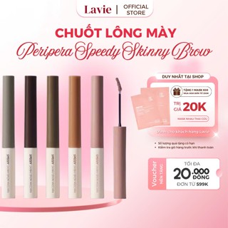  Mascara Chuốt Lông Mày Peripera Speedy Skinny Brow Mascara chải đều lông mày mà không bị bết 