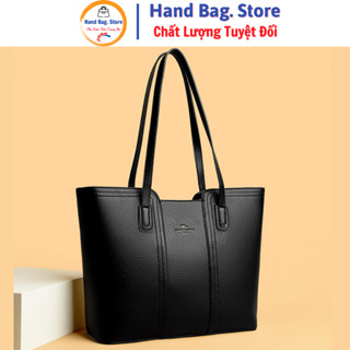  Túi Tote nữ đeo vai túi quai xách công sở nữ chất da mềm dày dặn size lớn đựng laptop đeo đi làm 