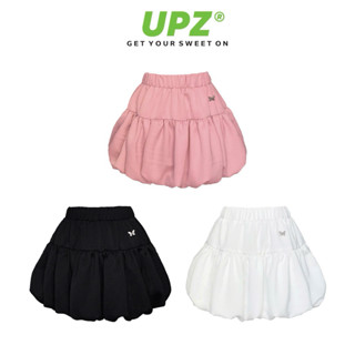  UPZ Chân Váy Quần Ngắn Bí Bồng Bềnh Freesize Lưng Thun  Trắng  Hồng  Đen  