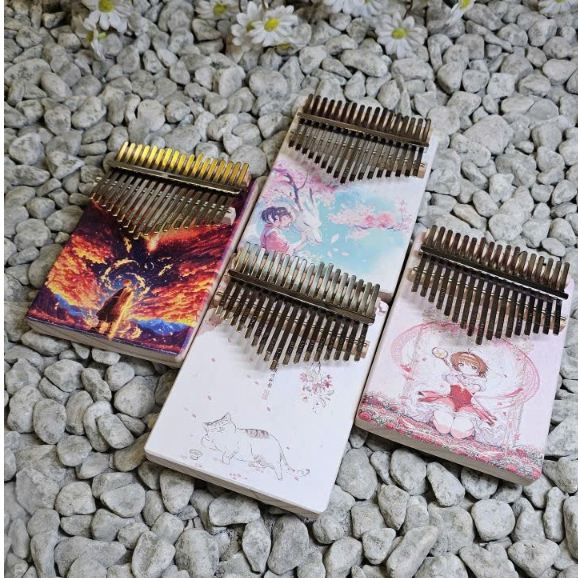 [MẪU MỚI 2025] Đàn Kalimba TRITON T12 - In Hình Màu Sắc Âm Thanh Vang Trong - 17P Thump Piano Classi