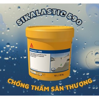[HỎA TỐC] Sikalastic -590 -Hợp chất chống thấm sàn mái, sân thượng không cần đục gạch