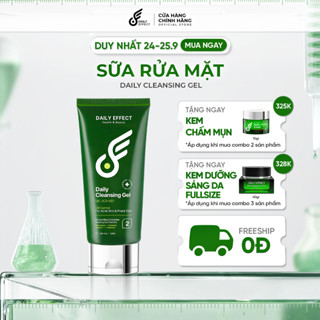 [FLASHDEAL 99K] Sữa rửa mặt dạng gel DAILY EFFECT làm sạch bụi bẩn, dầu nhờn, cân bằng độ pH 120ml