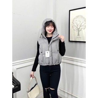 Áo phao gilecos mũ,hoodie, sweater nỉ bông form rộng basic họa tiết in chữ LIVING TOWN nam nữ mặc đều đẹp