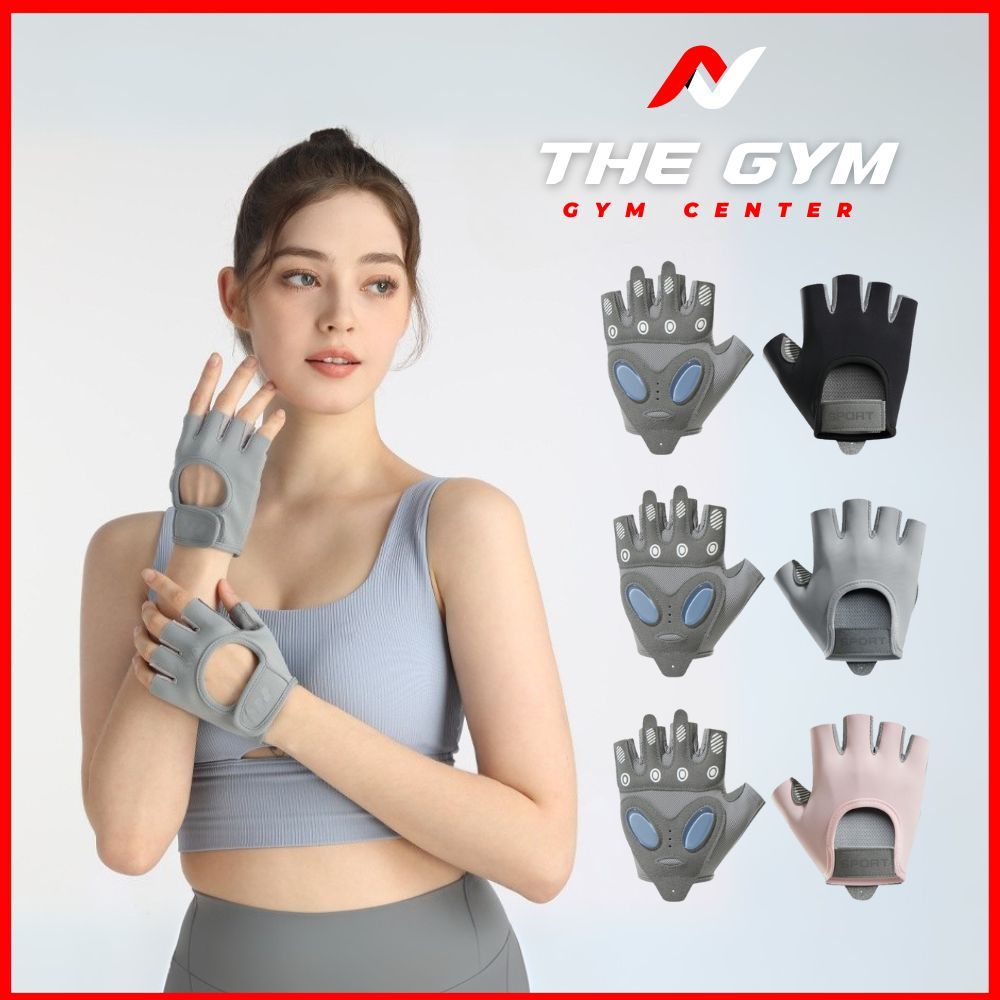 Găng Tay, Bao Tay Tập Gym Xỏ Ngón Nam Nữ – Đệm Silicon, Chống Trượt, Chống Chai Tay, Siêu Thoáng Khí