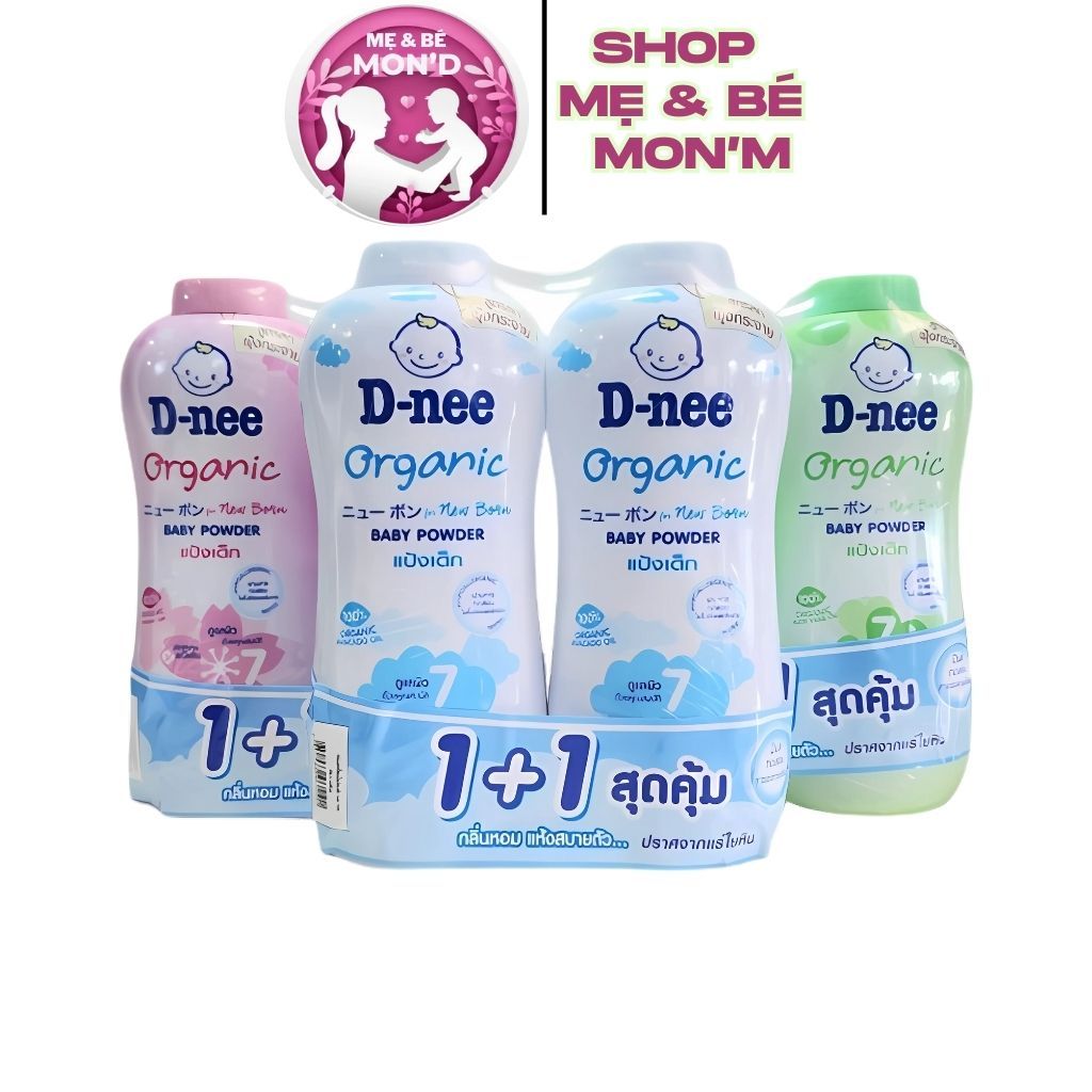 Phấn Rôm DNEE ORGANIC 350g THÁI LAN cho bé