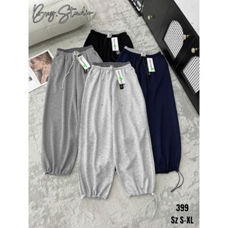  Quần Nỉ Suông Nữ Lưng Cao Cạp Chun Dây Rút Bo Gấu | Quần Jogger Nữ Ống Suông Chất Mì Nỉ Dày Ấm Mùa Đông 