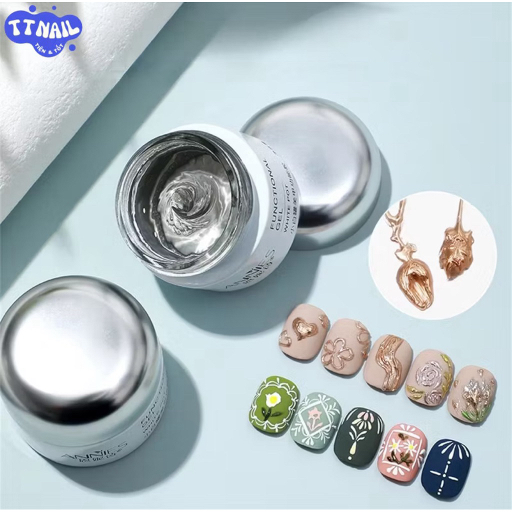 Gel nặn annies chính hãng 20gr - gel nặn định hình nail