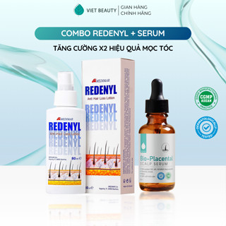 Xịt mọc tóc Redenyl và serum dưỡng nang tóc Bio-placental Scalp Serum 30ml