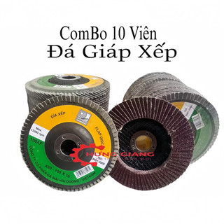 10 Viên Giáp Xếp Mài Gỗ, Mài Sắt phi 100 Hải Dương