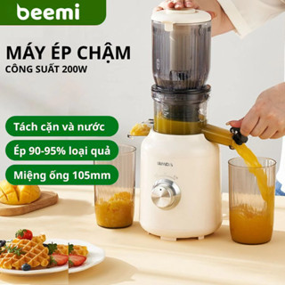 Máy ép chậm đa năng BEEMI, máy ép trái cây nguyên quả, máy ép kiệt bã giữ trọn dinh dưỡng