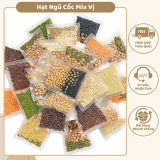  Combo Mix Vị Các Loại Ngũ Cốc Dinh Dưỡng Cho Máy Làm Sữa Hạt 50-100gram 