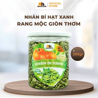 Nhân Bí Xanh Smile Nuts nướng mộc thơm ăn vặt trực tiếp Hộp 265g/500g