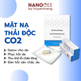 Mặt nạ CO2 sủi bọt thải độc da, detox làm trắng da, phục hồi da, săn chắc da CO2 DJ Carborn Therapy