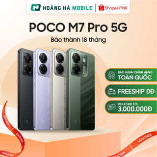 Điện thoại Xiaomi POCO M7 Pro 5G 12GB/256GB - Chính hãng (Nguyên seal chưa Active)