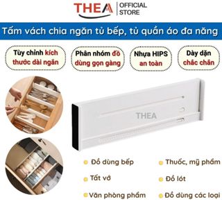  Tấm vách ngăn nhựa chia ngăn tủ bếp tủ quần áo hộc tủ ngăn kéo thanh ngăn chia tủ quần áo - THEA 