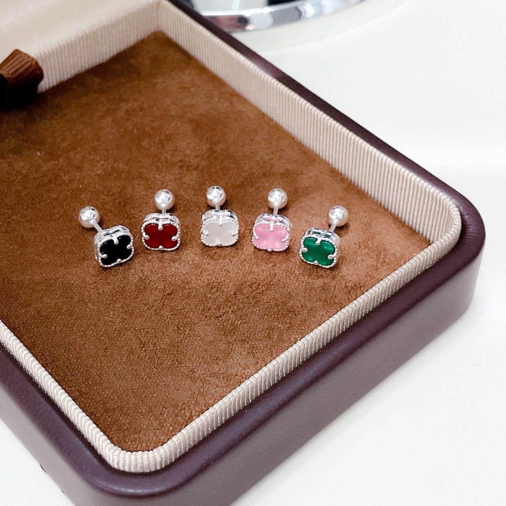 Bông 4 lá chốt ren  chuẩn bạc ta các mầu