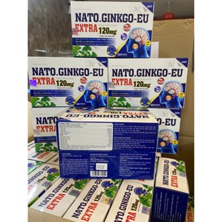 Nato Ginkgo hỗ trợ hoạt huyết dưỡng não, tăng lưu thông máu não, giảm nguy cơ rối loạn tiền đình, tai biến - Hộp 100v