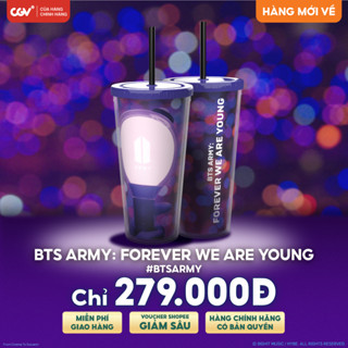 LY BTS ARMY – FOREVER WE ARE YOUNG 2025 CGV Cinemas Vietnam dung tích 600ml