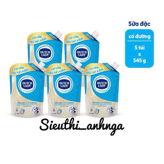 Combo 5 Túi Kem Đặc Có Đường Dutch Lady 280g-545g/túi