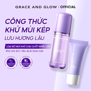 Combo 2 in 1 Lăn Khử Mùi và Body Mist Grace And Glow Black Opium Lăn Nách Sáng Da Niacinamide