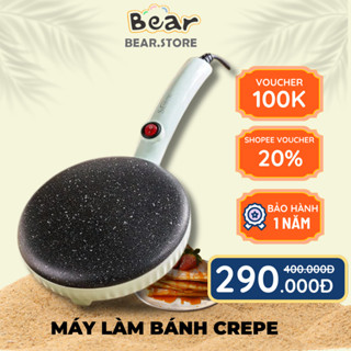  Máy Làm Bánh Crepe - Bánh Pancake Bánh Cuốn Cầm Tay - Tặng Kèm Cây Đánh Trứng Và Khay Bột. 