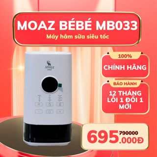  Máy hâm sữa Moaz bebe MB033 | Hâm nhanh - Hâm thường - Rã đông | Bảo hành chính hãng 12 tháng 