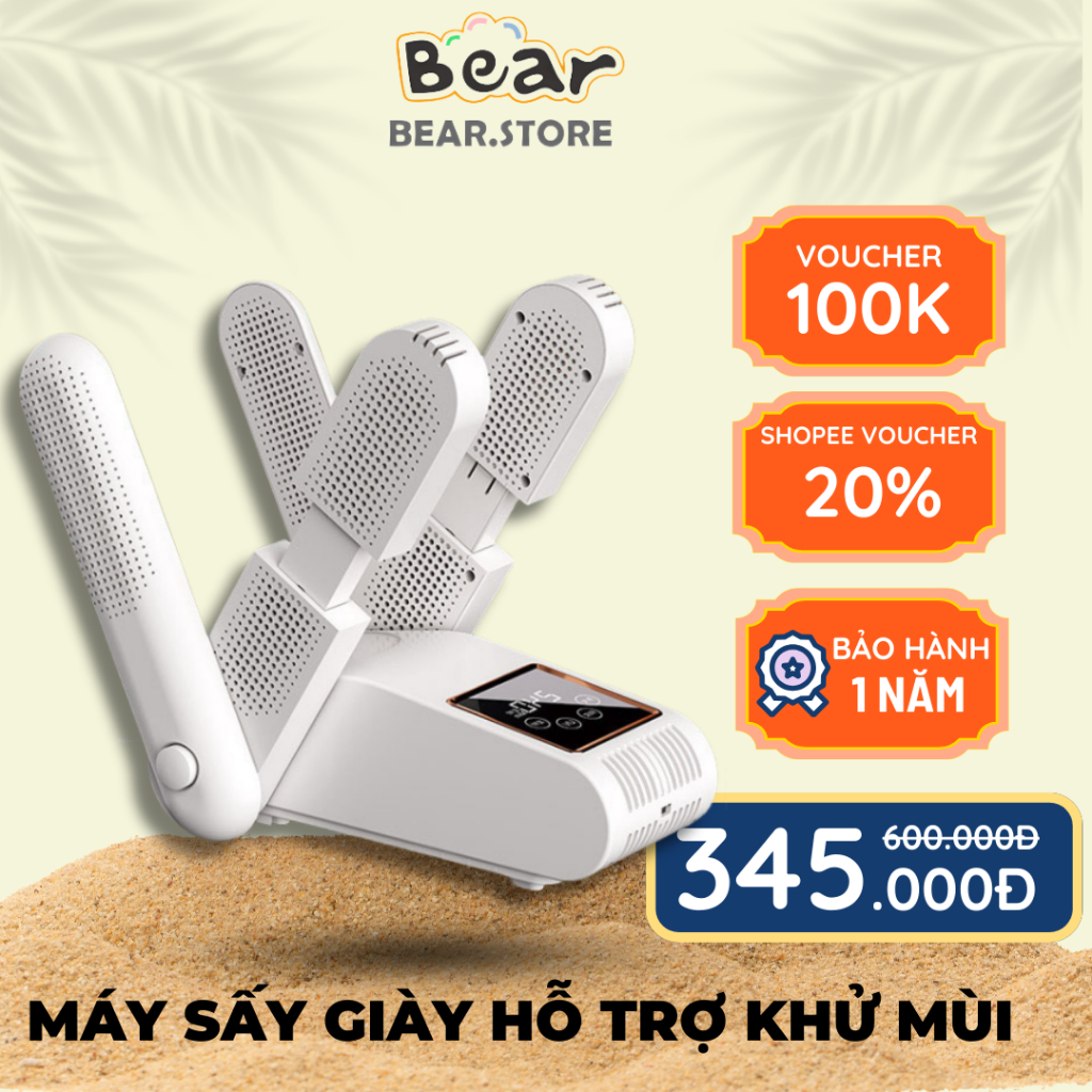  Máy Sấy Giày Khử Mùi Hôi Thông Minh Sấy Giày Kết Hợp Khử Khuẩn Làm Khô Giày Nhanh Chóng 