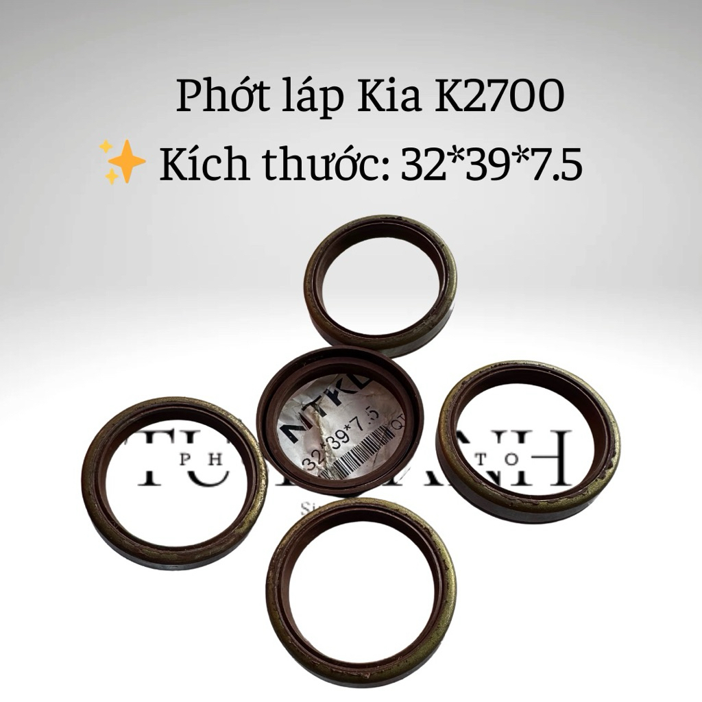 Phớt láp Kia K2700/ phốt láp Kia K2700 - Kích thước: 32*39