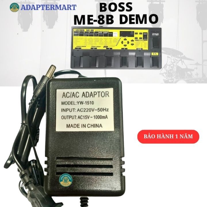 Adapter nguồn cho ROLAND BOSS ME-8 ME-8B XỊN - BẢO HÀNH 12 THÁNG