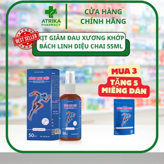 Xịt  Giảm Đau Xương Khớp Bách Linh Diệu Santafa – Dạng Xịt Tiện Lợi, Thấm Nhanh, Không Nhờn Chai 55ml