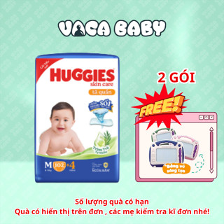 [MẪU MỚI 5mm] Bỉm/tã quần Huggies SKINCARE TRÀM TRÀ Jumbo M/L/XL/XXL