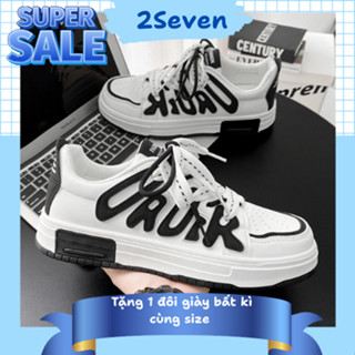  Giày nam sneaker thể thao siêu đẹp hot nhất 2024 trắng đế cao phong cách Boy phố Hàn Quốc - G06 