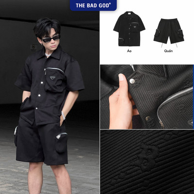 Áo Sơ Mi Túi Hộp The Bad God BNW Form Boxy