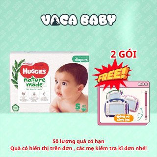   LIVE  Tã Bỉm Dán Huggies Platinum Nature Made Size NB60 S82 M64 L54 XL44 miếng 