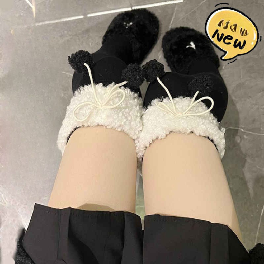 Tất vớ lót lông cừu dày dặn giả bốt giữ ấm mùa đông dành cho nữ BL31 | BigBuy360 - bigbuy360.vn