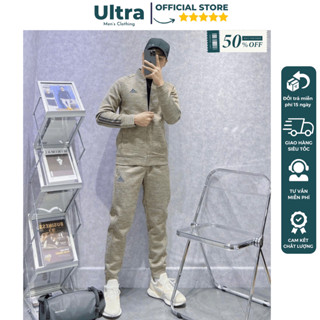  Đồ bộ nỉ nam Adidas thu đông cao cấp hàng thiết kế mới nhất 2024 chất nỉ dày dặn mềm mại phom dáng đẹp Ultra UD4-2991 